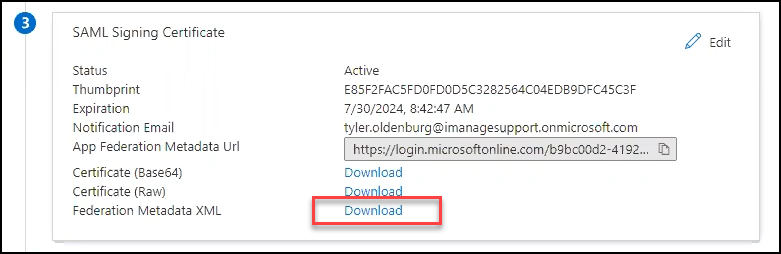 Download Federation Metadata XML.png