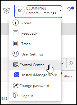 Accessing iManage Control Center.png