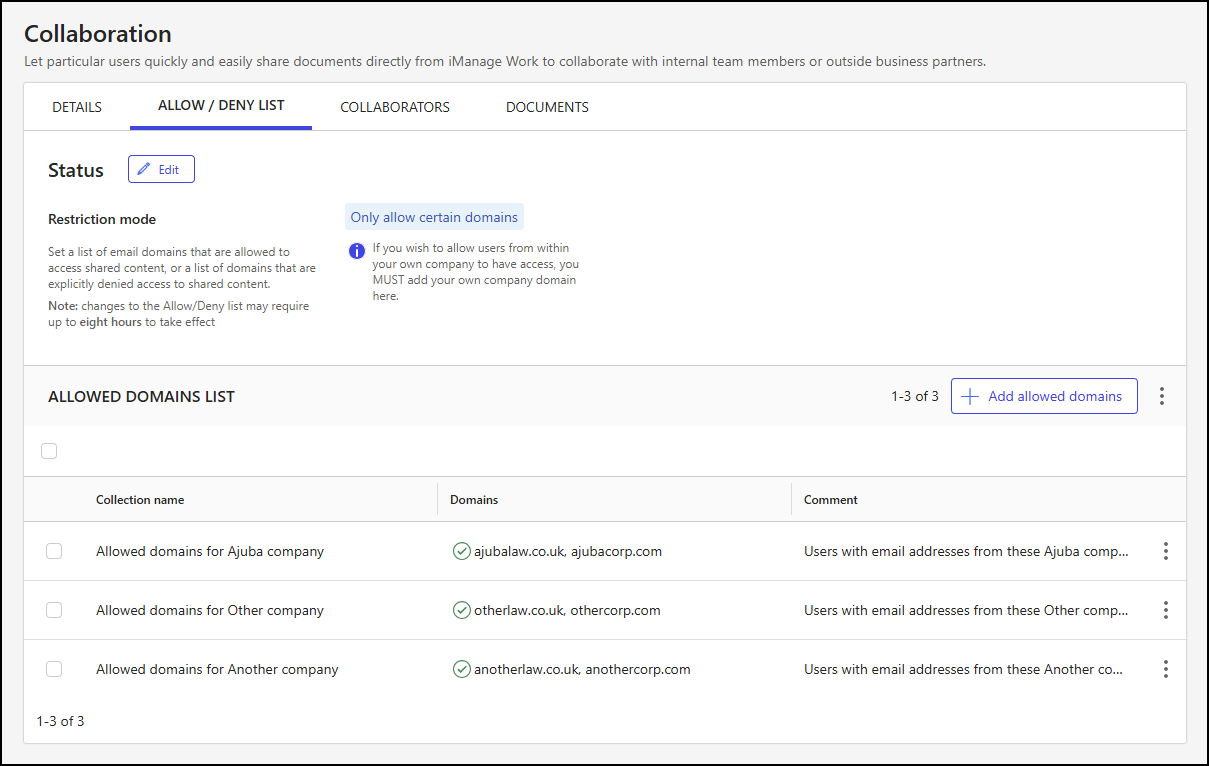 Collaboration page - AD List - Only allow certain domains.png
