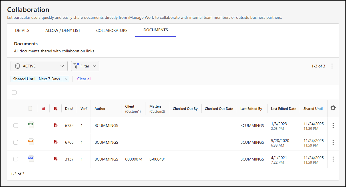 Collaboration page - Documents tab filtering.png