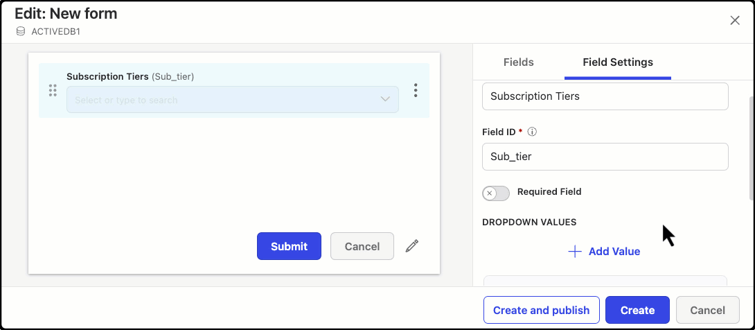 2. Adding the drop-down values.gif