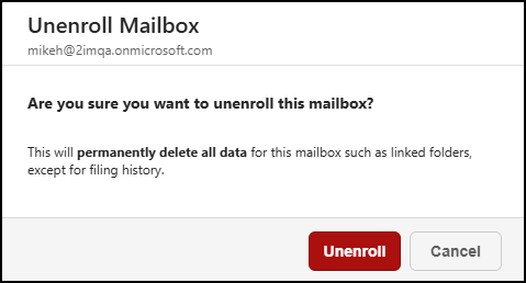 Figure 30 - Unenroll Mailbox dialog.png