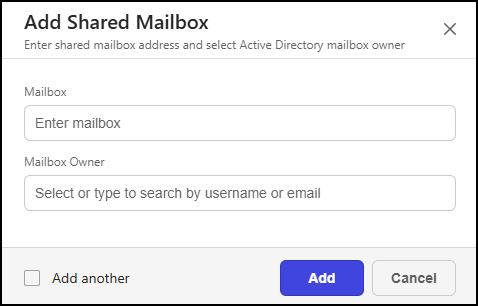 Figure 34 - Add Shared Mailbox dialog.png