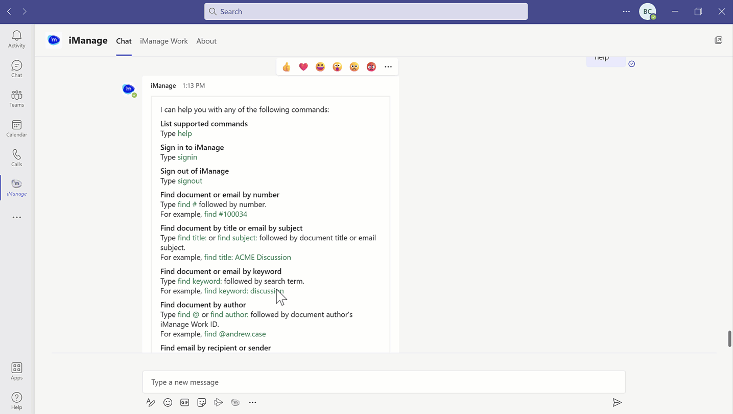 Document search in the iManage app.gif