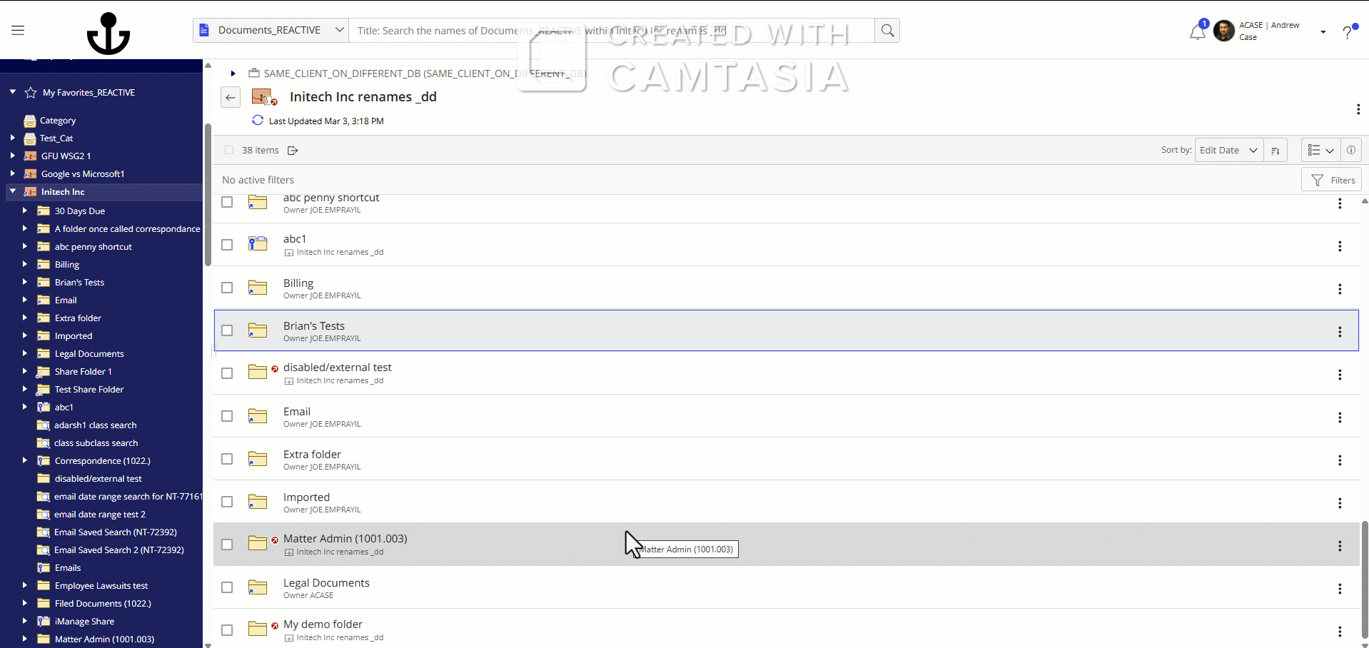 Creating folder shortcut from the center panel using drag-and-drop.gif
