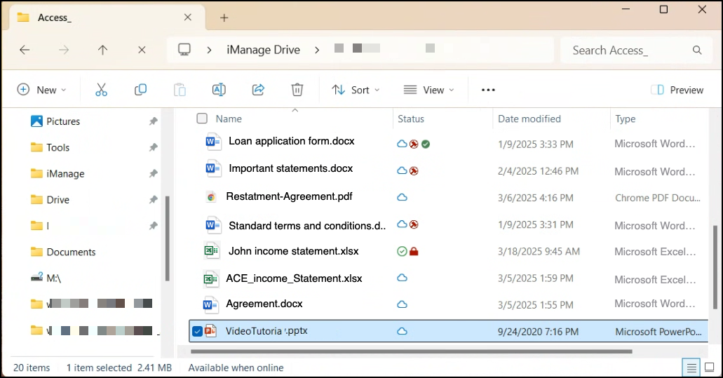 Support for Microsoft Windows cloud filter driver
