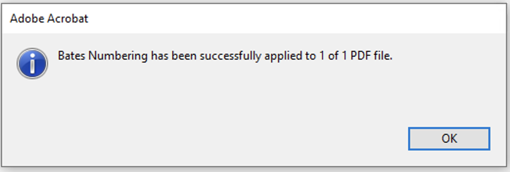 Save By Numbers .pdf Add bates numbers to the PDF files saved in iManage Work